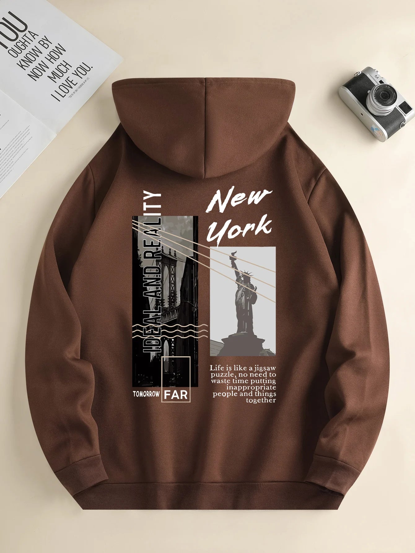 Moletom Masculino Kangaroo New York