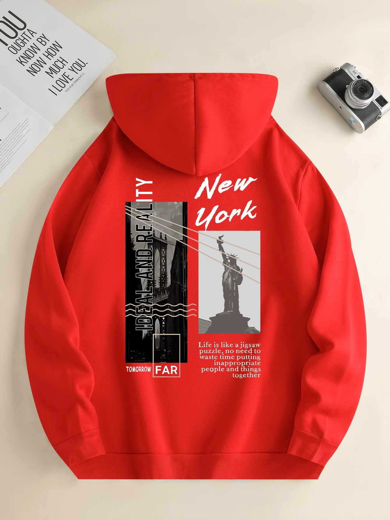 Moletom Masculino Kangaroo New York