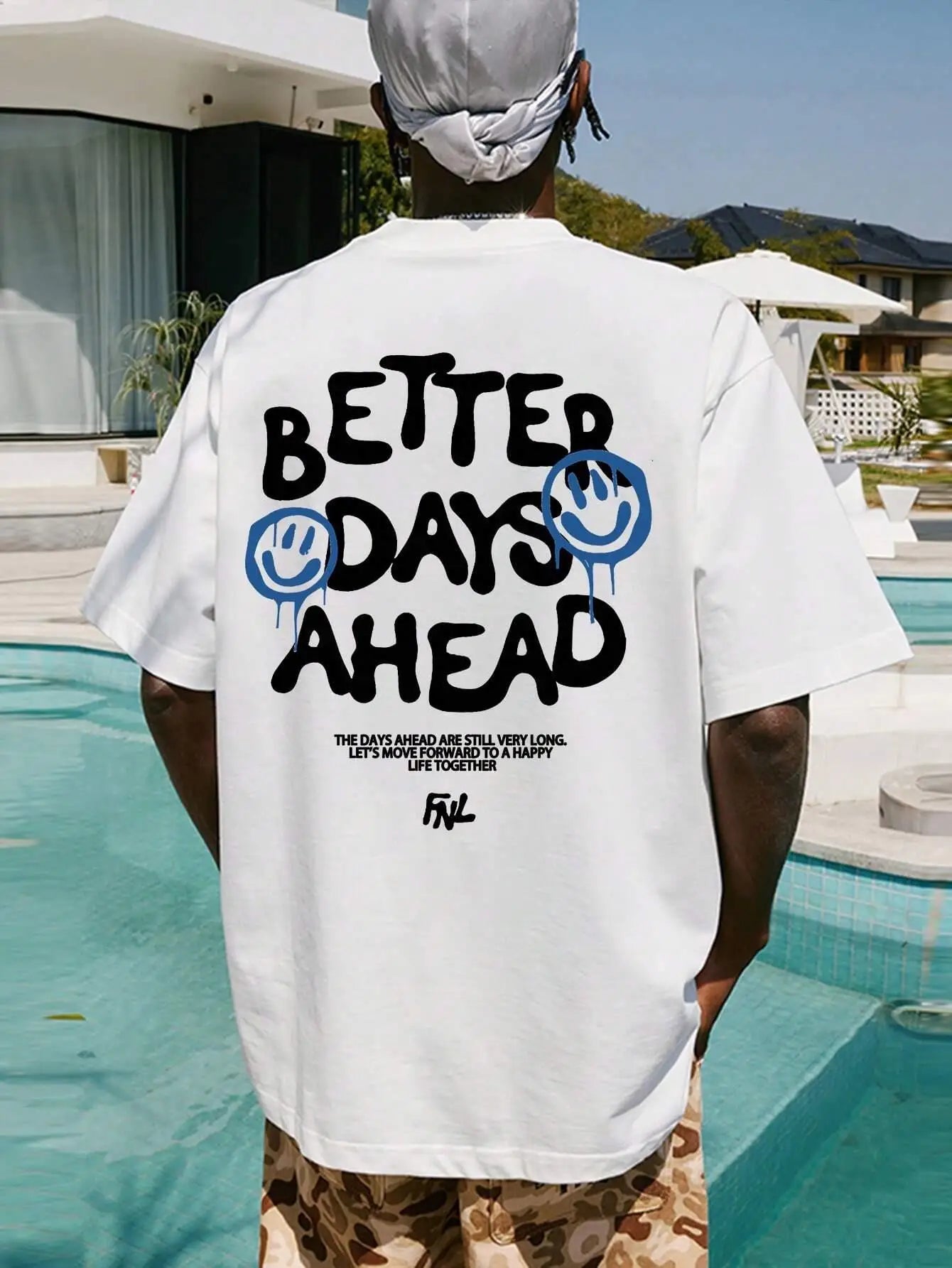 Camiseta Oversized "Better Days Ahead"