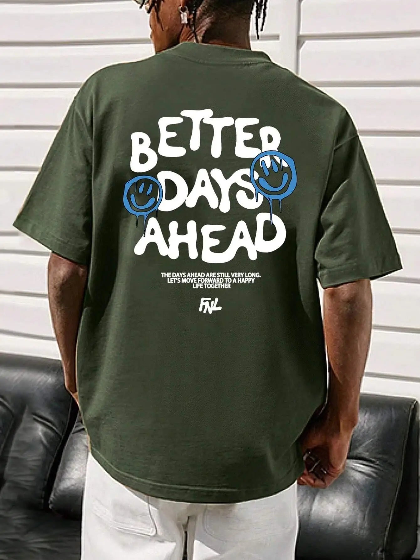 Camiseta Oversized "Better Days Ahead"