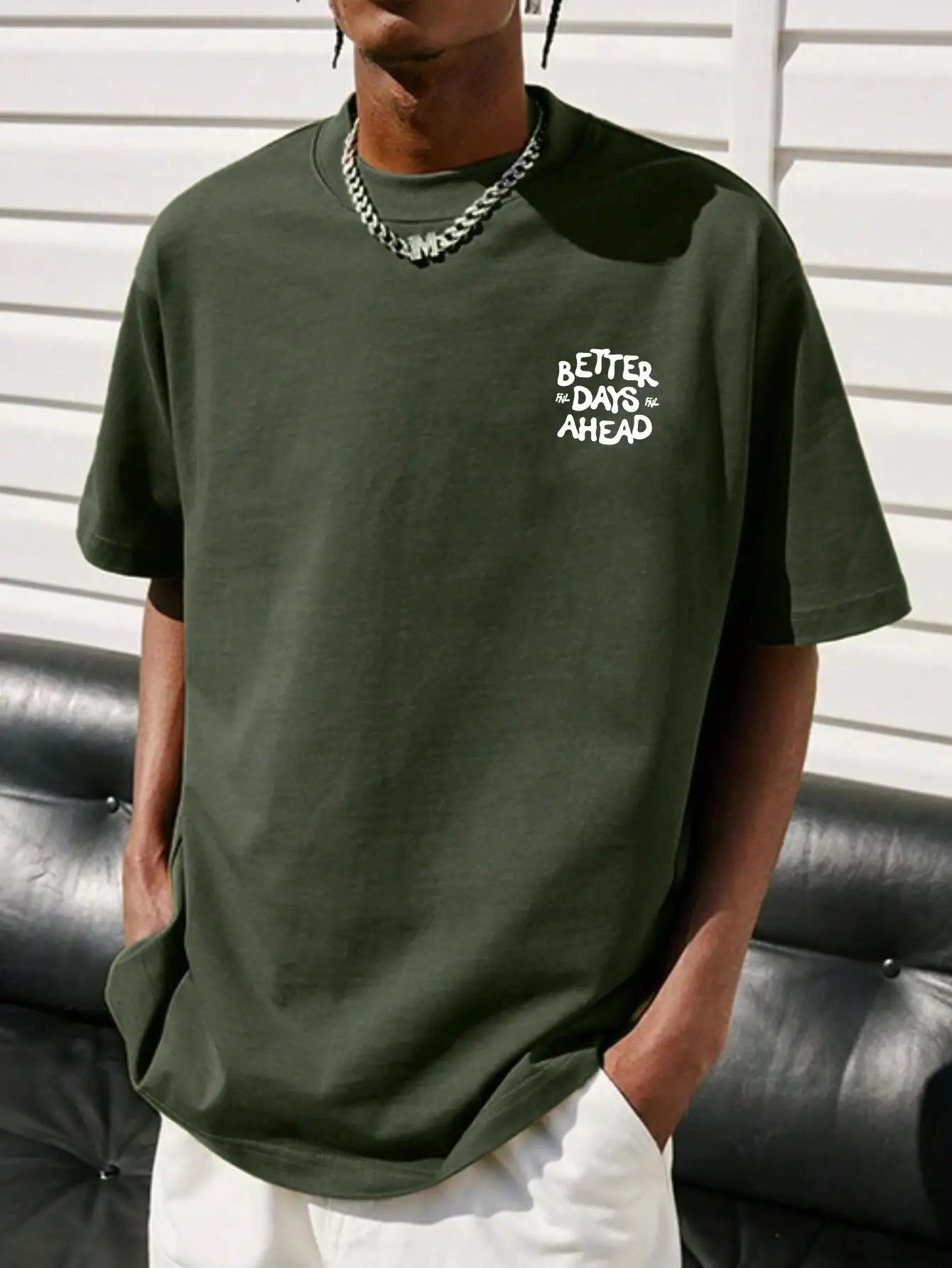 Camiseta Oversized "Better Days Ahead"